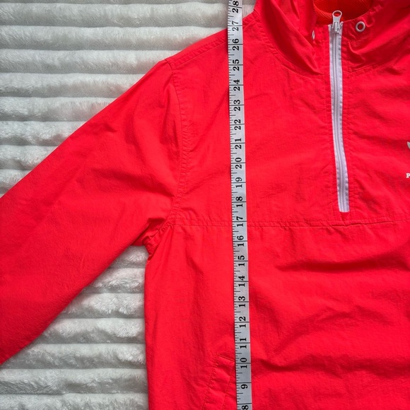 PLAYBOY by PAC Sun Pullover Hooded Windbreaker Neon Pink Orange Men’s Small - Picture 8 of 9